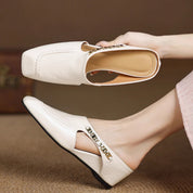 Hattie Leather Mules | Men's Classic Smart Shoes | Genuine Leather Smart Casual UK