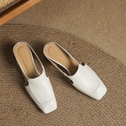 Hattie Leather Mules | Men's Classic Smart Shoes | Genuine Leather Smart Casual UK