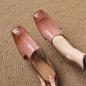 Hattie Leather Mules | Men's Classic Smart Shoes | Genuine Leather Smart Casual UK