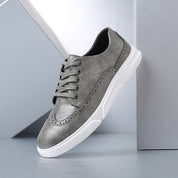 Harrington Brogue Leather Trainers | Men's Leather Brogues | Classic Wingtip Oxford Smart Shoes UK