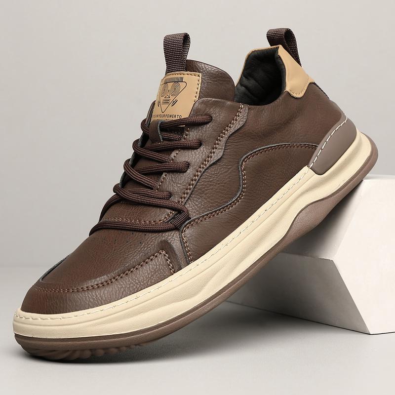 Noble Italiana Genuine Leather Trainers | Men's Genuine Leather Trainers | Smart Casual Fashion Shoes UK
