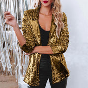 Maeve Sequined Blazer | Premium Jacket | Smart Casual Outerwear UK