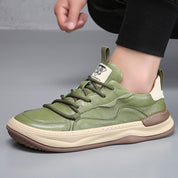 Noble Italiana Genuine Leather Trainers | Men's Genuine Leather Trainers | Smart Casual Fashion Shoes UK