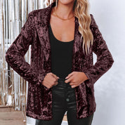 Maeve Sequined Blazer | Premium Jacket | Smart Casual Outerwear UK