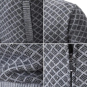 Montem Zip-Up Sweater | Men's Quarter-Zip Knit Jumper | Smart Casual Knitwear UK