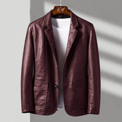 Luca Leather Jacket | Men's Genuine Leather Jacket | Classic Biker Style Outerwear UK