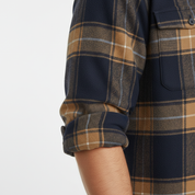 Fletcher Brushed Flannel Shirt | Men's Plaid Flannel Shirt | Smart Casual Checked Shirt UK