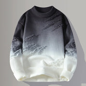 Pemberton Gradient Knit Sweater | Men's Premium Jumper | Warm Casual Knitwear UK
