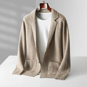 Pemberton Ribbed Cashmere Cardigan | Men's Pure Cashmere Cardigan | Luxury Soft Knitwear UK