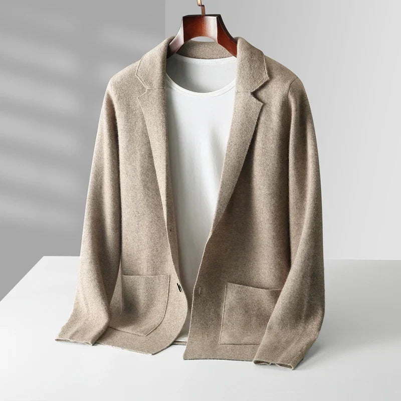 Pemberton Ribbed Cashmere Cardigan | Men's Pure Cashmere Cardigan | Luxury Soft Knitwear UK