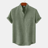 Marcelo Linen Shirt | Men's Linen Summer Shirt | Breathable Holiday Casual Top UK