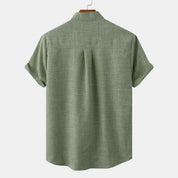 Marcelo Linen Shirt | Men's Linen Summer Shirt | Breathable Holiday Casual Top UK