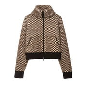 AFONSO WOOLEN BOMBER JACKET | Women's Winter Jacket | Stylish Outerwear UK