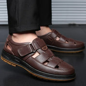 Caldwell Leather Sandals | Men's Leather Sandals | Classic Summer Open-Toe Shoes UK