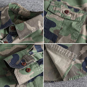 Kellan Camo Jacket | Men's Camouflage Military Jacket | Cargo Utility Outerwear UK