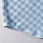 Mason Checkered Denim Shirt | Men's Classic Denim Shirt | Casual Everyday Top UK