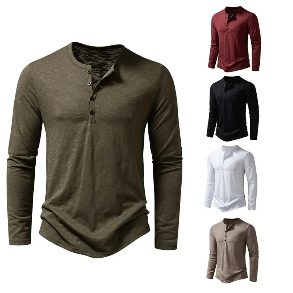 Hayden Cotton Henley | Women's Casual Top | Smart Everyday Fashion UK