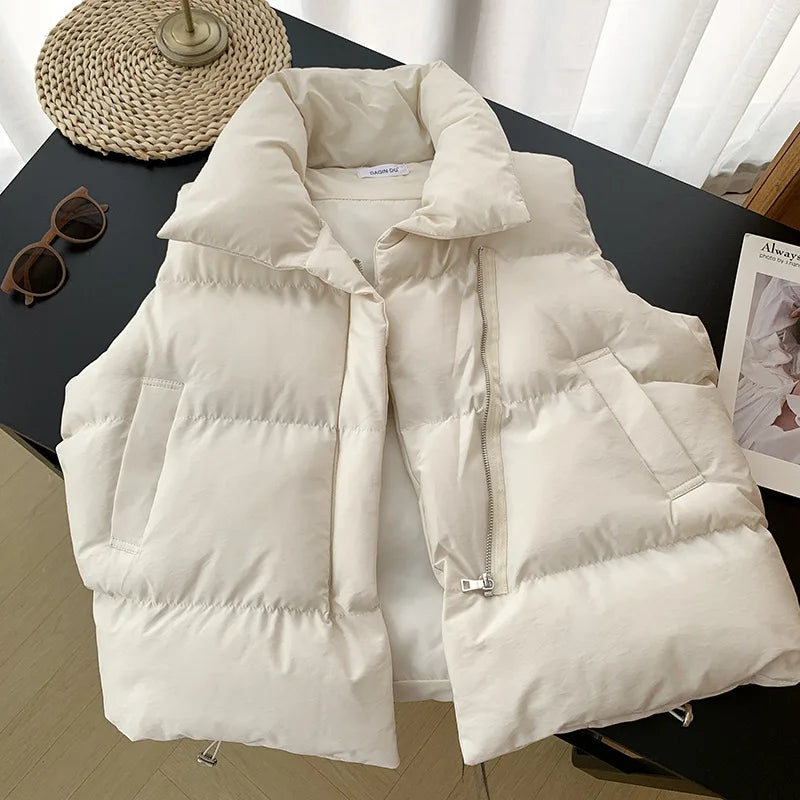 Elena Puffer Vest | Women's Quilted Puffer Gilet | Lightweight Sleeveless Padded Jacket UK