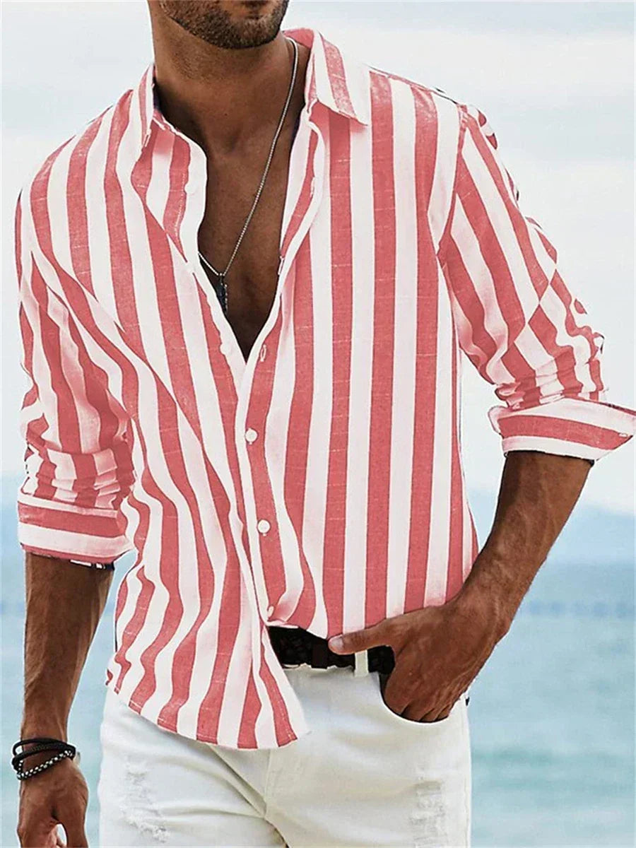 Leonard | Women's Striped Casual Top | Relaxed Fit Summer Tee UK