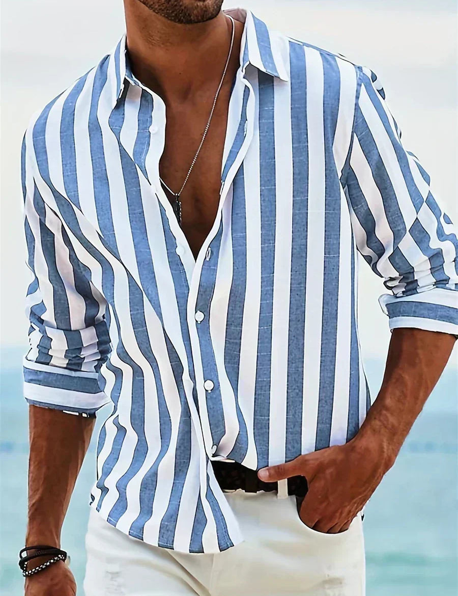 Leonard | Women's Striped Casual Top | Relaxed Fit Summer Tee UK