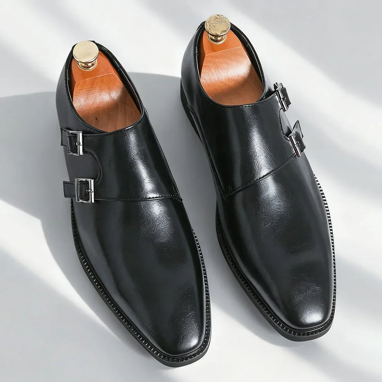 Rex Suede Monk Loafers | Men's Suede Loafers | Slip-On Smart Casual Driving Shoes UK