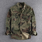 Kellan Camo Jacket | Men's Camouflage Military Jacket | Cargo Utility Outerwear UK