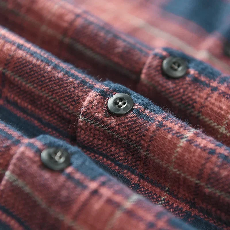 Lawson Plaid Shirt | Men's Plaid Flannel Shirt | Smart Casual Checked Shirt UK