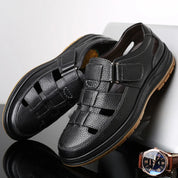 Caldwell Leather Sandals | Men's Leather Sandals | Classic Summer Open-Toe Shoes UK