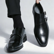 Rex Suede Monk Loafers | Men's Suede Loafers | Slip-On Smart Casual Driving Shoes UK