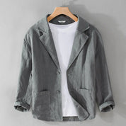 Leandro Linen Jacket | Men's Linen Summer Jacket | Breathable Smart Casual Blazer UK