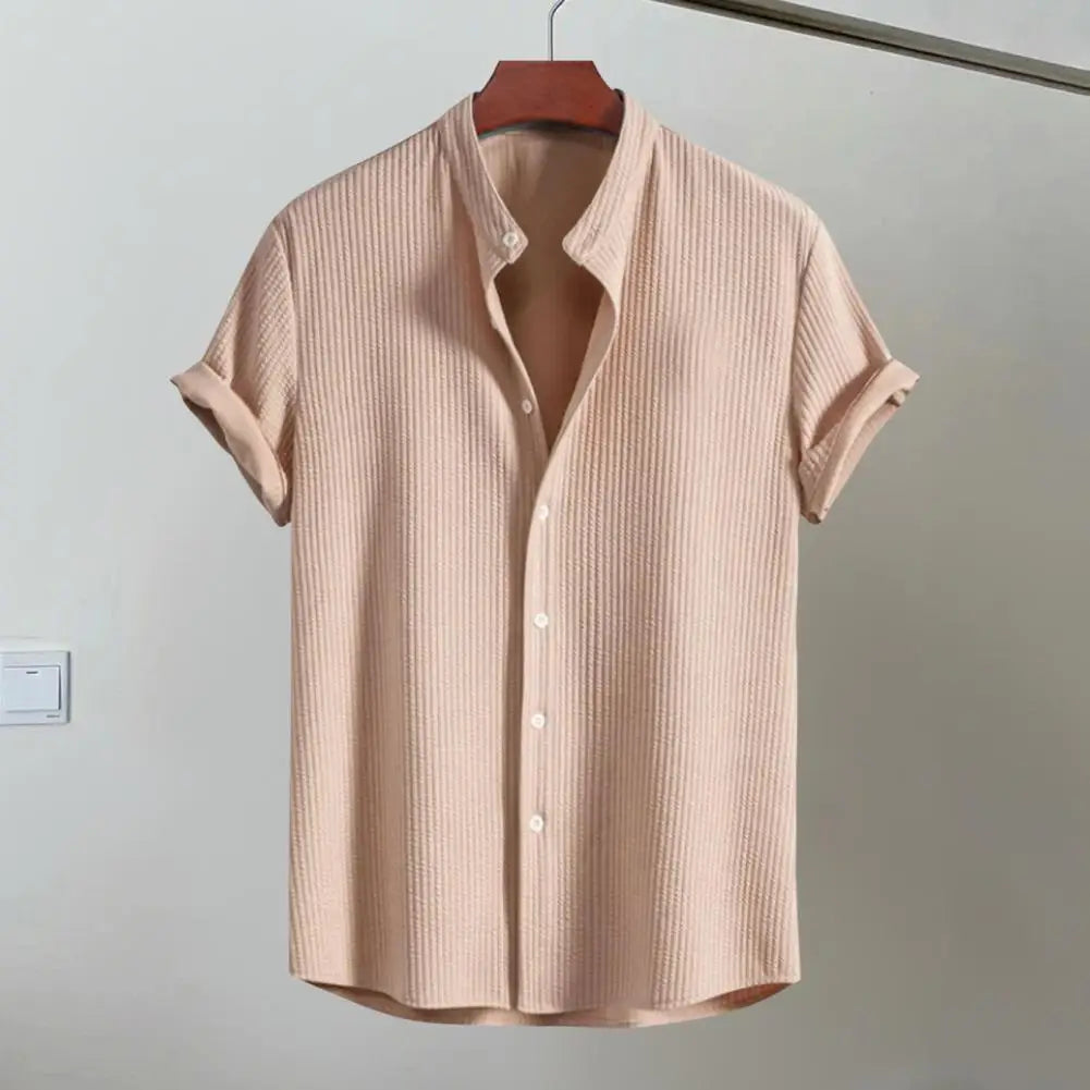 Arlo Italian Shirt | Men's Italian Linen Shirt | Smart Casual Summer Holiday Top UK