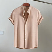 Arlo Italian Shirt | Men's Italian Linen Shirt | Smart Casual Summer Holiday Top UK