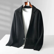 Pemberton Ribbed Cashmere Cardigan | Men's Pure Cashmere Cardigan | Luxury Soft Knitwear UK