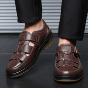 Caldwell Leather Sandals | Men's Leather Sandals | Classic Summer Open-Toe Shoes UK