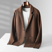 Pemberton Ribbed Cashmere Cardigan | Men's Pure Cashmere Cardigan | Luxury Soft Knitwear UK