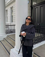MAJESTIC GRACE SCARF COAT | Women's Winter Coat | Elegant Outerwear