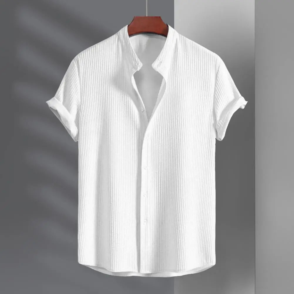 Arlo Italian Shirt | Men's Italian Linen Shirt | Smart Casual Summer Holiday Top UK