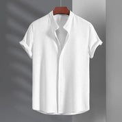 Arlo Italian Shirt | Men's Italian Linen Shirt | Smart Casual Summer Holiday Top UK