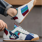 Fairmont Trainers | Men's Genuine Leather Trainers | Smart Casual Fashion Shoes UK