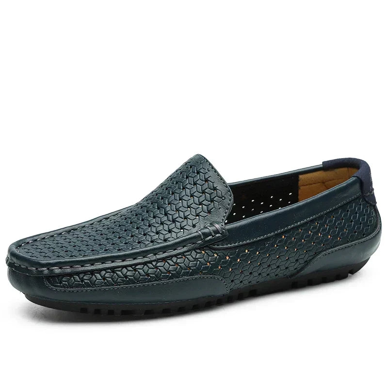 Hutton Genuine Leather Loafers | Men's Genuine Leather Loafers | Slip-On Smart Casual Shoes UK