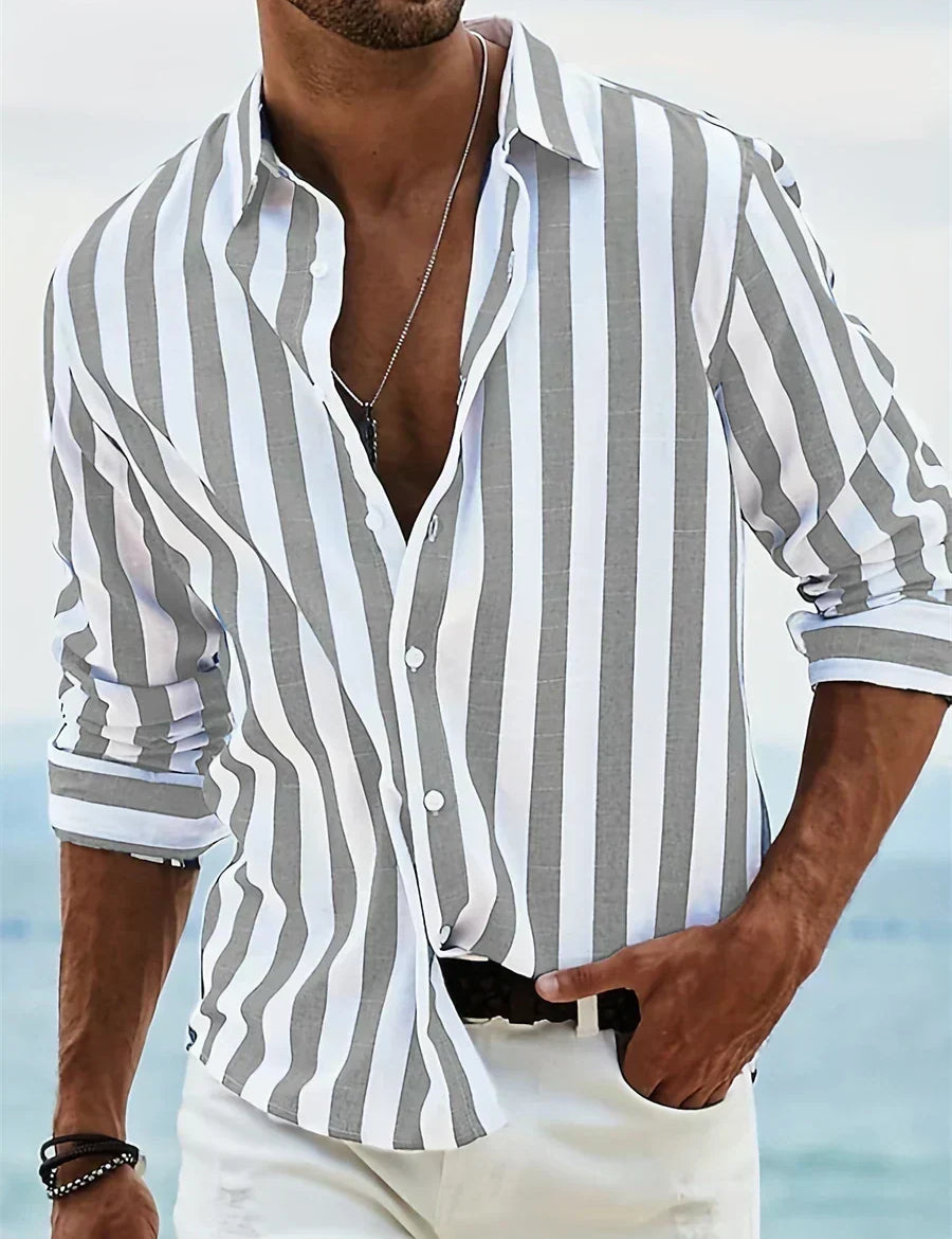 Leonard | Women's Striped Casual Top | Relaxed Fit Summer Tee UK