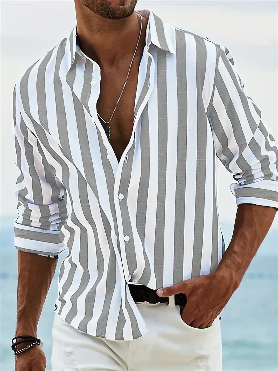 Leonard | Women's Striped Casual Top | Relaxed Fit Summer Tee UK