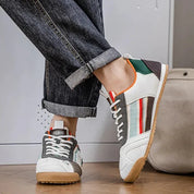 Fairmont Trainers | Men's Genuine Leather Trainers | Smart Casual Fashion Shoes UK