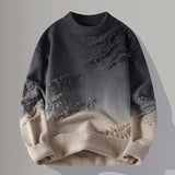 Pemberton Gradient Knit Sweater | Men's Premium Jumper | Warm Casual Knitwear UK