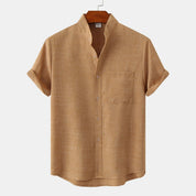Marcelo Linen Shirt | Men's Linen Summer Shirt | Breathable Holiday Casual Top UK
