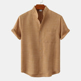 Marcelo Linen Shirt | Men's Linen Summer Shirt | Breathable Holiday Casual Top UK