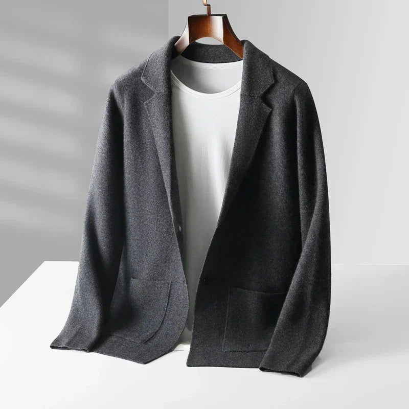 Pemberton Ribbed Cashmere Cardigan | Men's Pure Cashmere Cardigan | Luxury Soft Knitwear UK