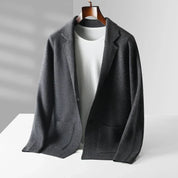 Pemberton Ribbed Cashmere Cardigan | Men's Pure Cashmere Cardigan | Luxury Soft Knitwear UK