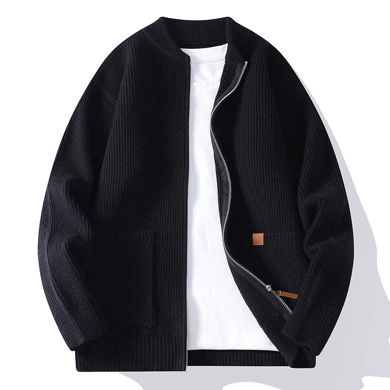 Henley Merino Fleece Jacket | Men's Merino Wool Fleece Jacket | Warm Lightweight Smart Outerwear UK