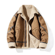 Men's Camden Shearling Coat | Fleece-Lined Long Winter Overcoat | Warm Smart Outerwear | S–3XL